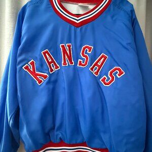 Kansas Jayhawks V-Neck Pullover - Vintage